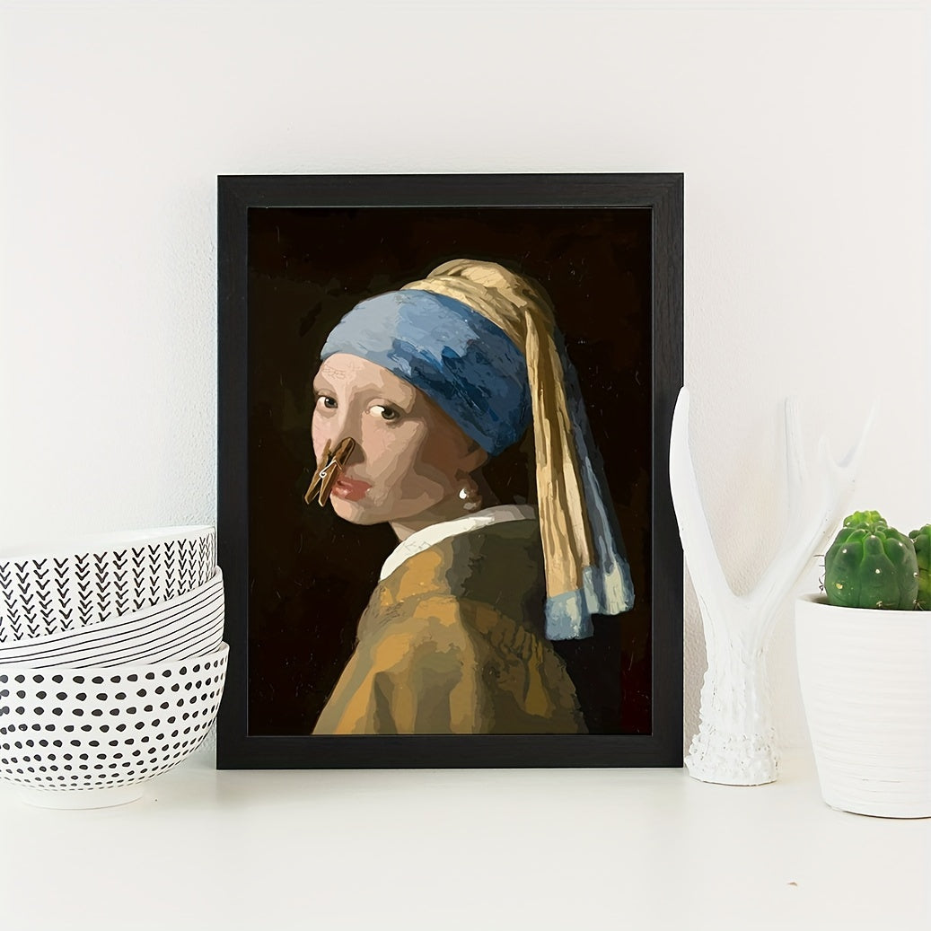 1 pieza Gran Tamaño, Póster de Pared Divertido para Baño - Impermeable, Sin Marcos Incluidos, 15.7"x11.4" (40x29cm)