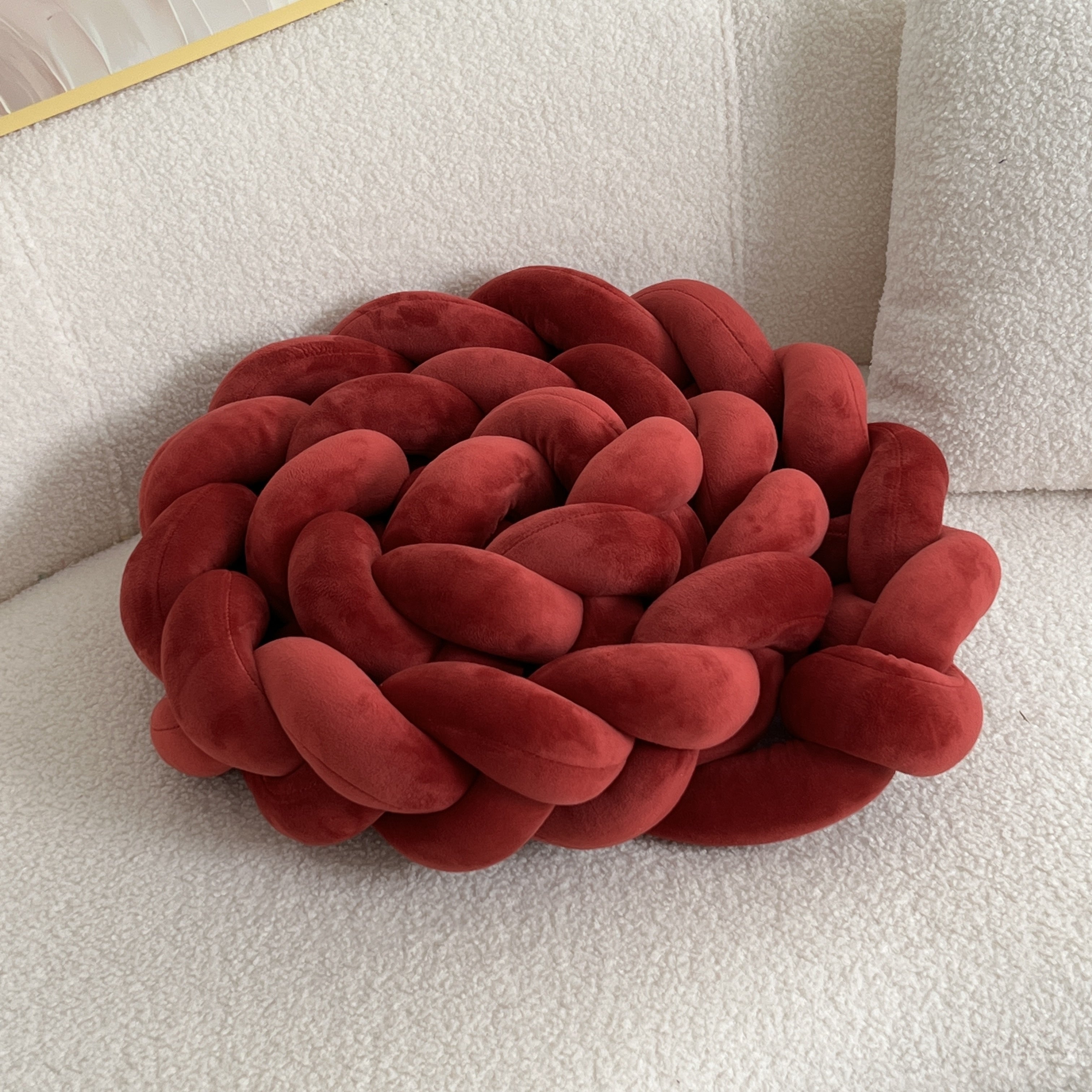 Cuscino da Pavimento con Bottoni Fatti a Mano - Motivo Geometrico, Lavabile, 78 pollici, Cuscino Decorativo per Tutte le Stagioni con Imbottitura in Poliestere