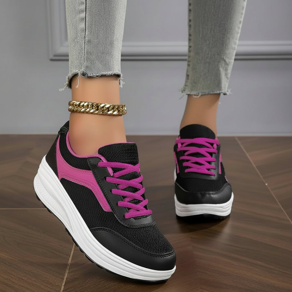 Ténis de Senhora Ortopédicos Respiráveis Conforto Suporte do Arco do Pé