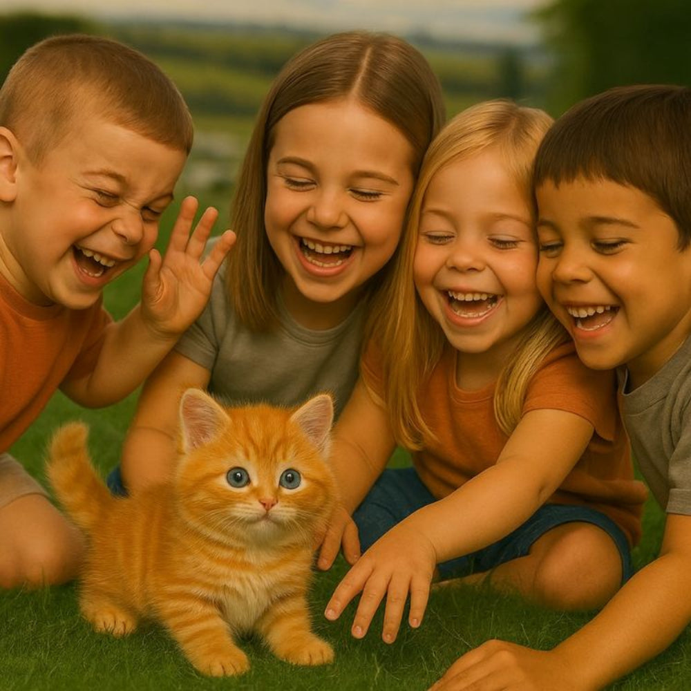 Realistic Interactive Orange Tabby Robot Kitten – Walking & Meowing Electronic Pet Toy - Image 5