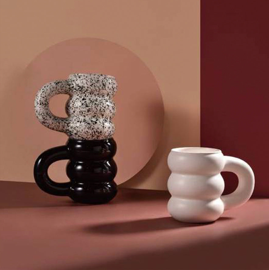 Tazza minimalista in porcellana