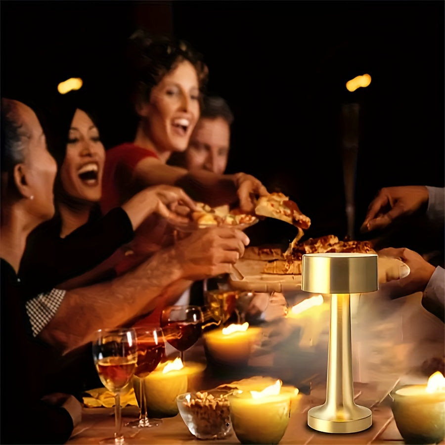 AuroraDesk - Lámpara de escritorio LED recargable por USB con control táctil