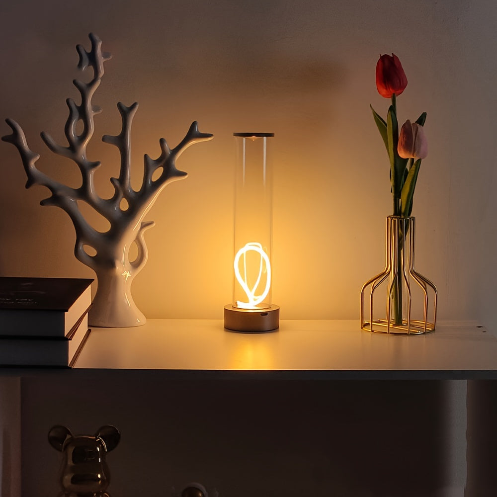 LumiFlex - Modern LED Table Lamp with Magnetic Base and USB Rechargeable Battery