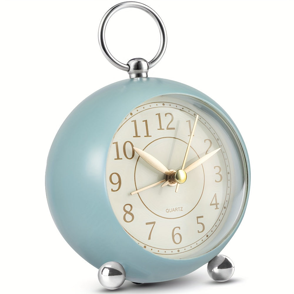 RetroTime - Geluidloze Analoge Wekker met Nachtlicht