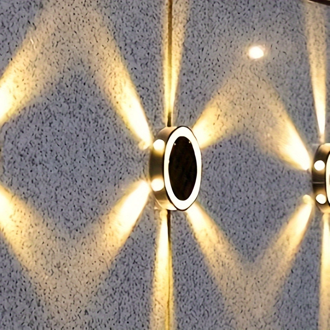 Solar Light - 6 LED Ground Lighting, Solar-Powered Outdoor Lamp for Path, Garden, and Patio