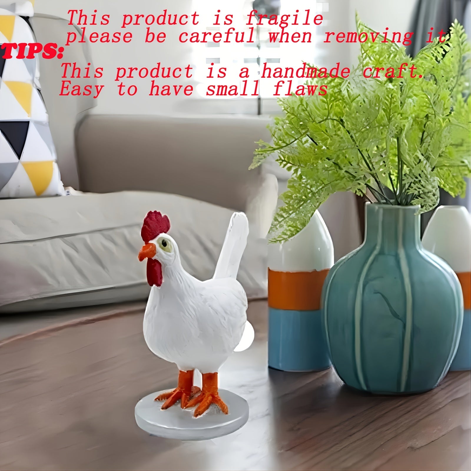 EggGlow - Lâmpada de Ovo de Galinha Realista com Iluminação LED USB e Design 3D