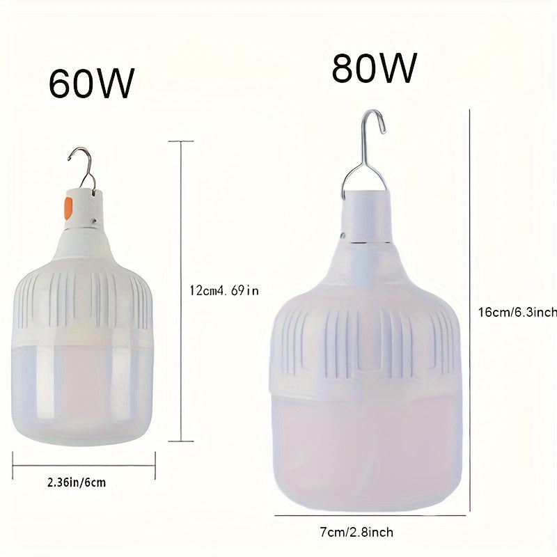 LumiLicht - Portable LED Lamp USB Rechargeable, Emergency Light with 3 Modes