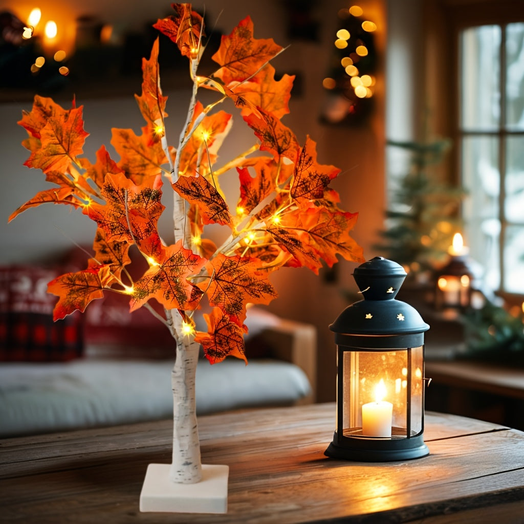 MapleGlow - LED Verlichte Esdoornboom, 24 LEDs, USB Gevoede Tafeldecoratie