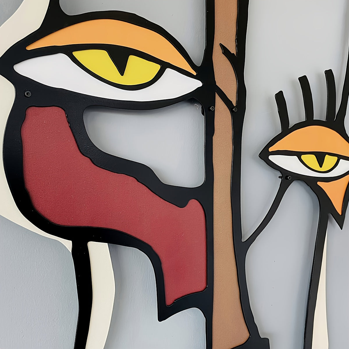 HerringboneArt - Klassieke Herringbone Metalen Wandsculptuur