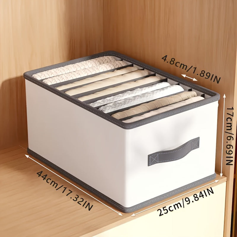 Organizer per cassetti pieghevole con scomparti – per vestiti, asciugamani e biancheria intima