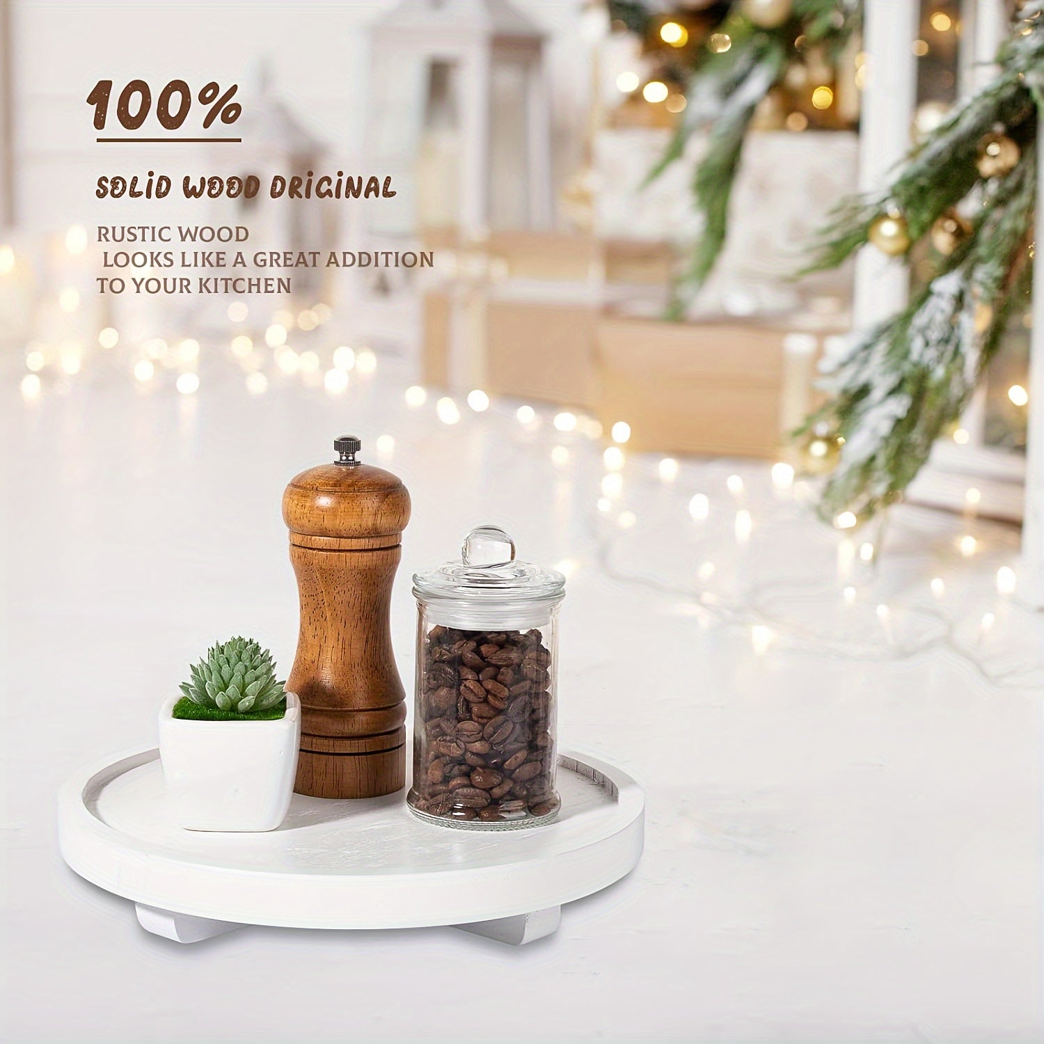 NatureBowl - Ciotola Rotonda Naturale in Legno 22,86 cm