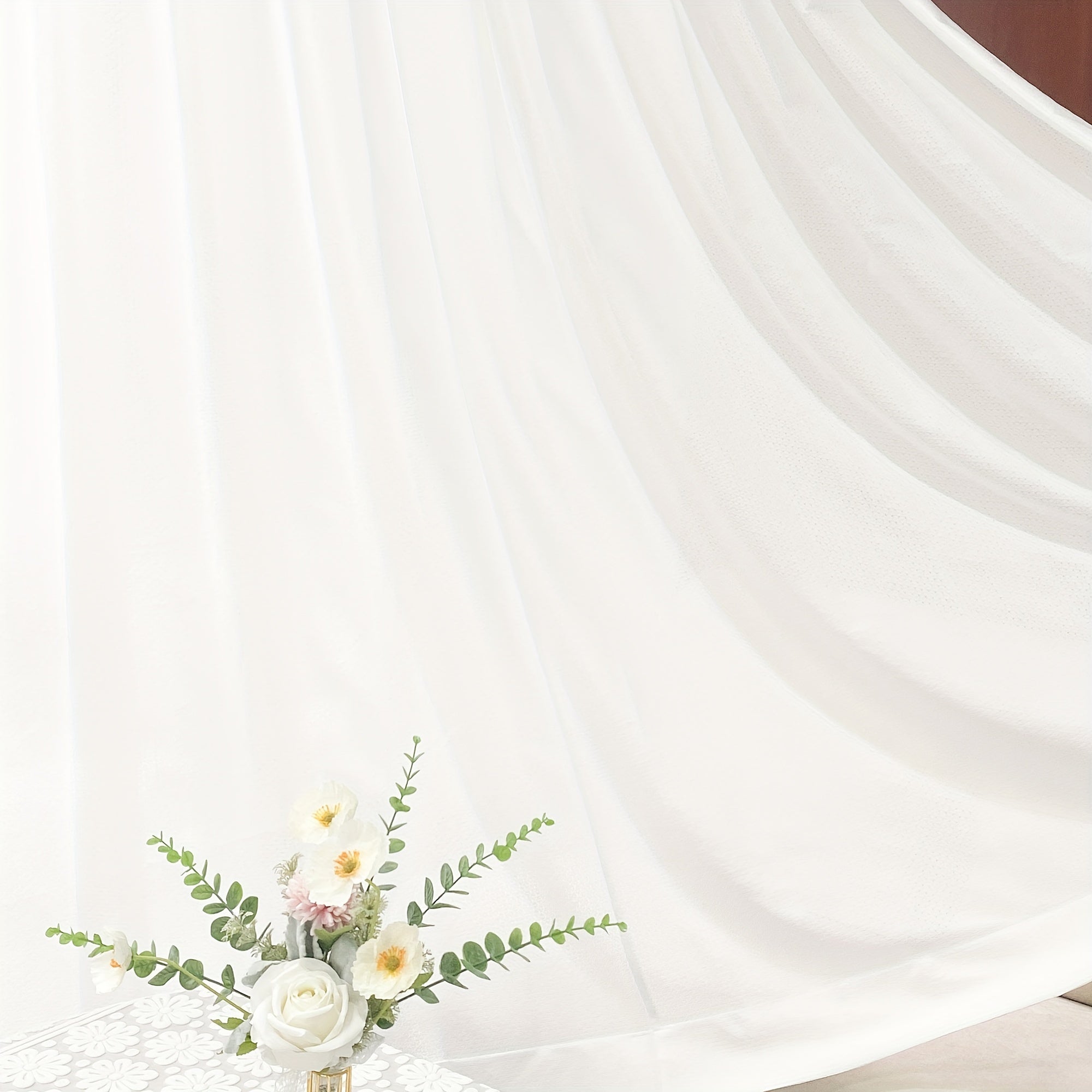 Tende Oscuranti Contemporanee - Tende a Maglia Resistenti ai Raggi UV 2 Pannelli