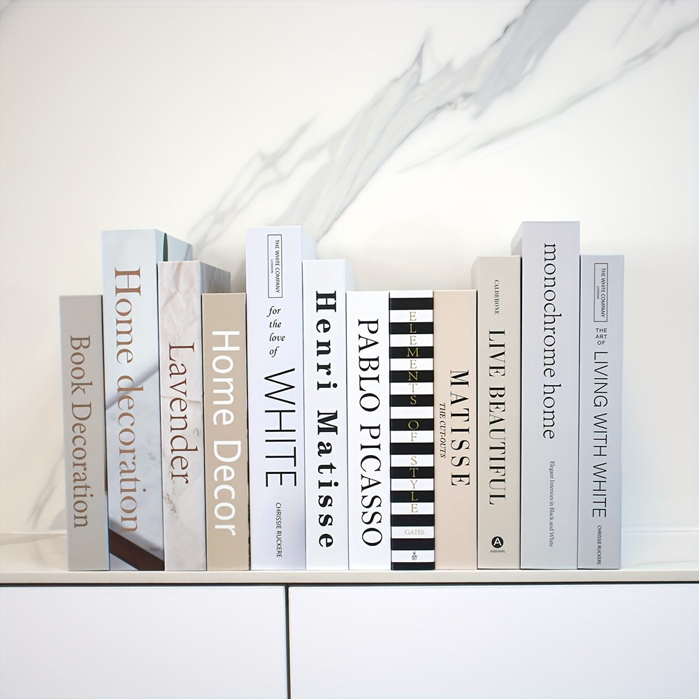 CityScape - Set di 12 Libri Finti Pieghevoli - Decorazioni Realistiche di Paesaggi Urbani per Casa e Ufficio