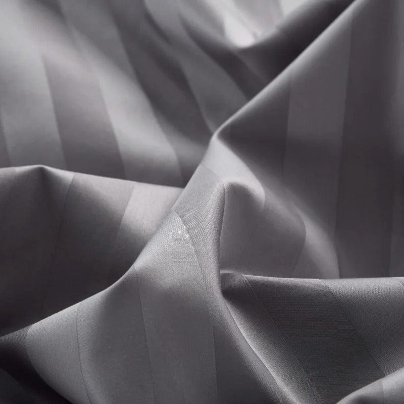 Juego de funda nórdica Prestige Gris (Algodón Egipcio)