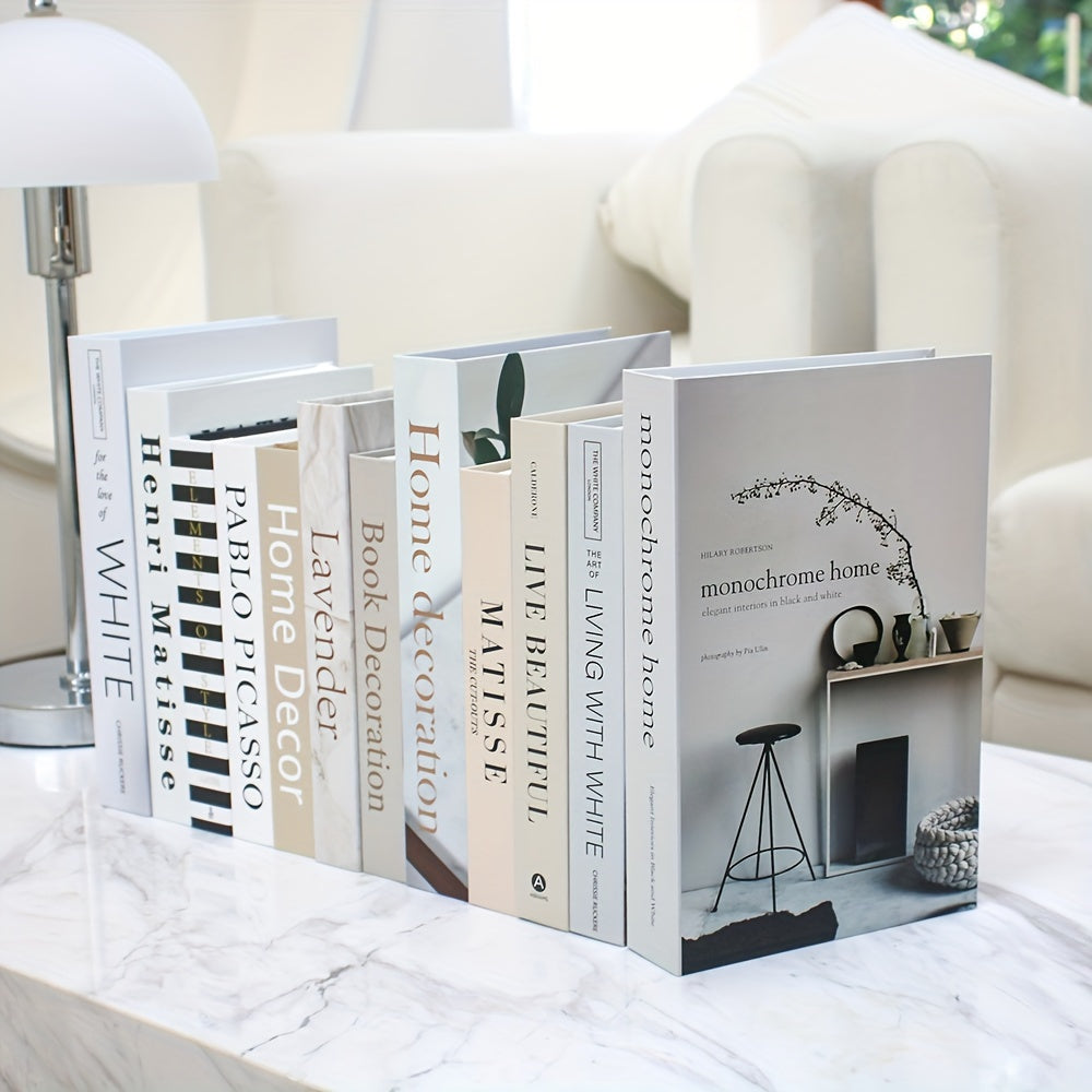 CityScape - Set di 12 Libri Finti Pieghevoli - Decorazioni Realistiche di Paesaggi Urbani per Casa e Ufficio