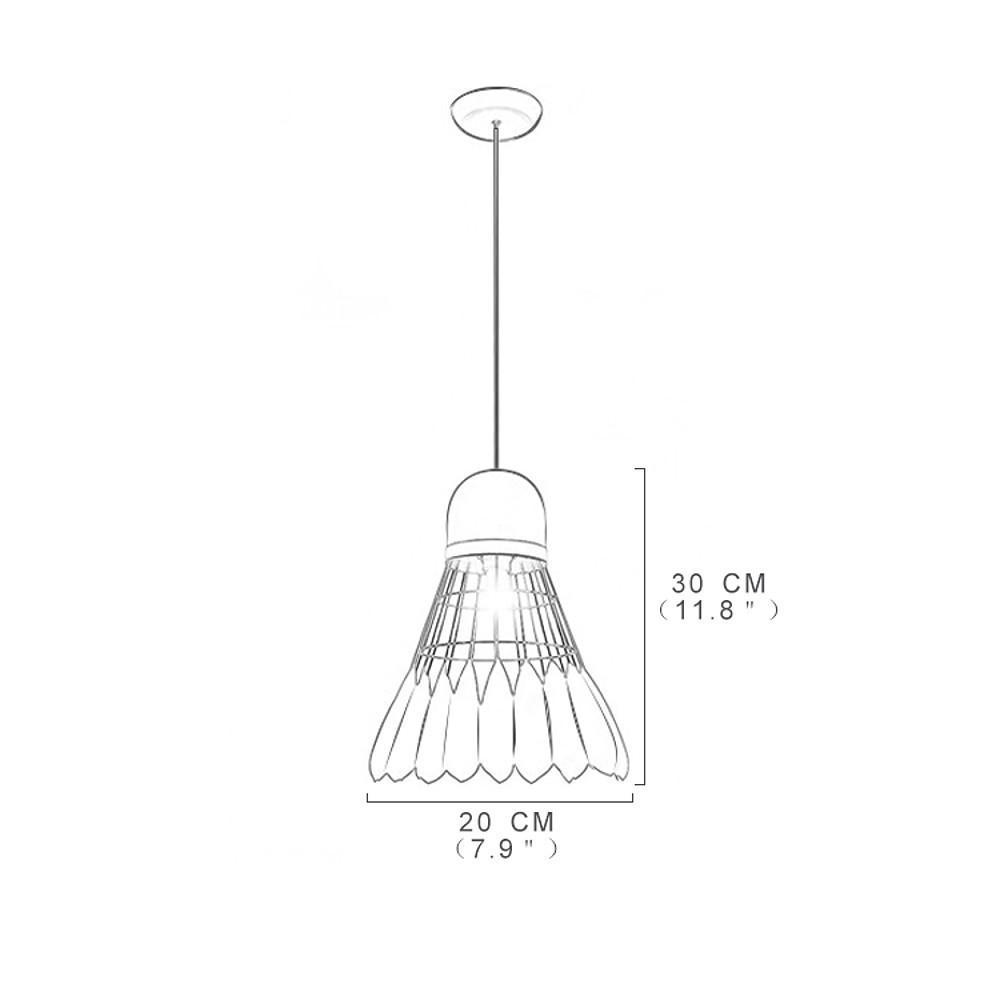 1-Light Industrial Pendant Lamp