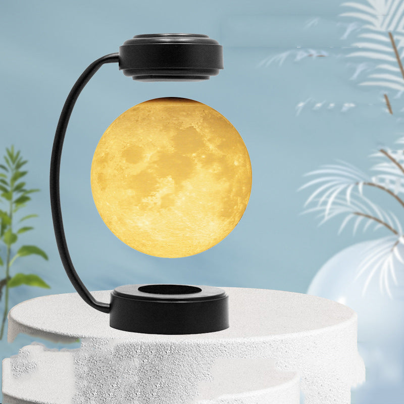 LunaFloat - Lámpara de luna magnética flotante con iluminación LED 3D
