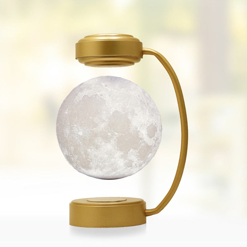 LunaFloat - Lámpara de luna magnética flotante con iluminación LED 3D