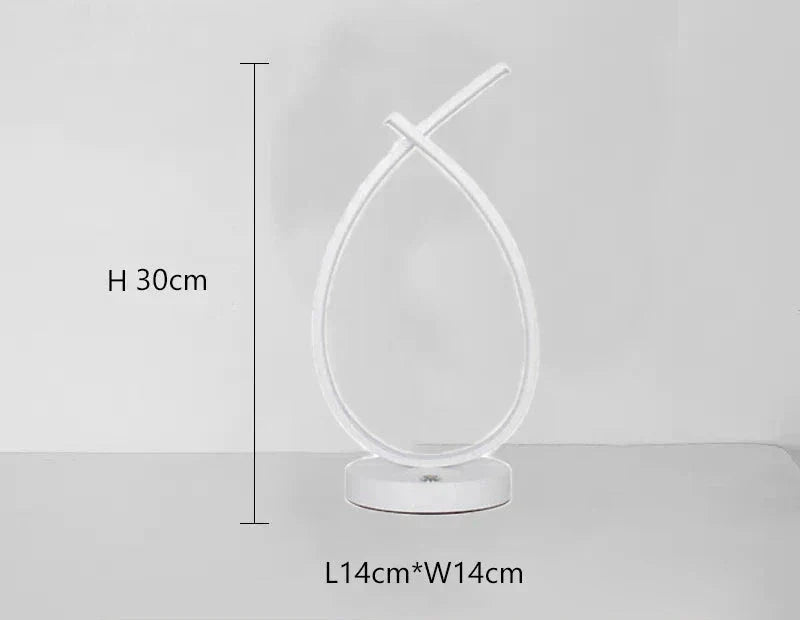 BrightRead - Lámpara de lectura LED regulable con diseño delgado para dormitorio y sala de estar