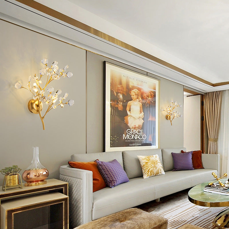 CrystalBloom - Wall Lighting Elegant Wall Lighting for Living Spaces