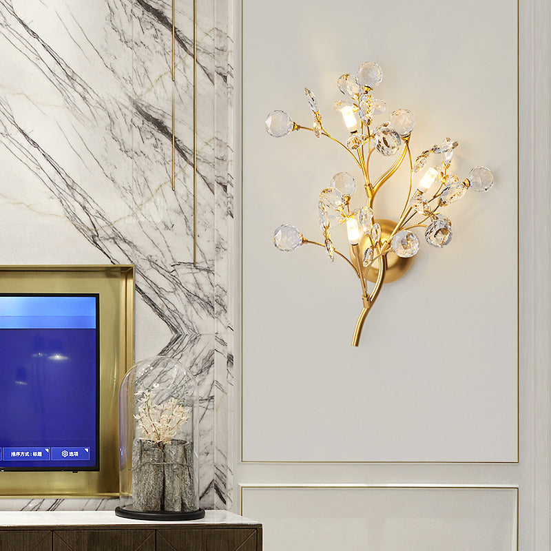 CrystalBloom - Wall Lighting Elegant Wall Lighting for Living Spaces