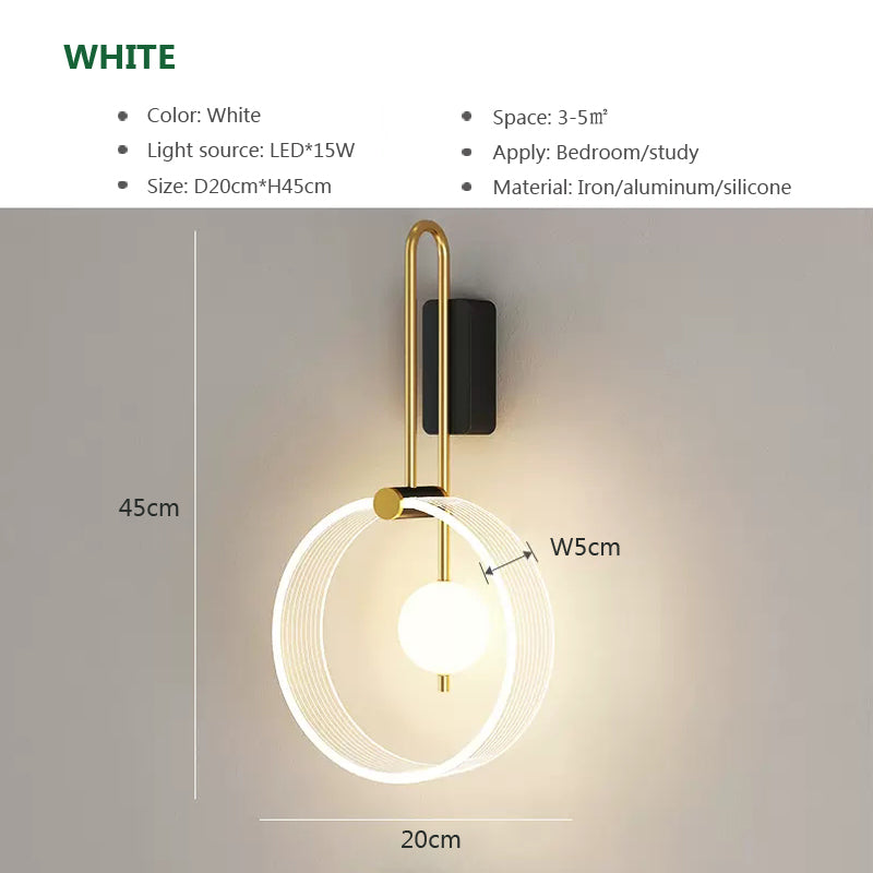 NordicaGlow – Lámpara de pared LED minimalista