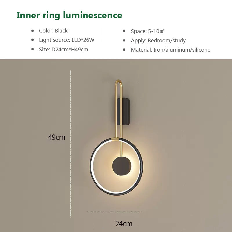 NordicaGlow – Lámpara de pared LED minimalista