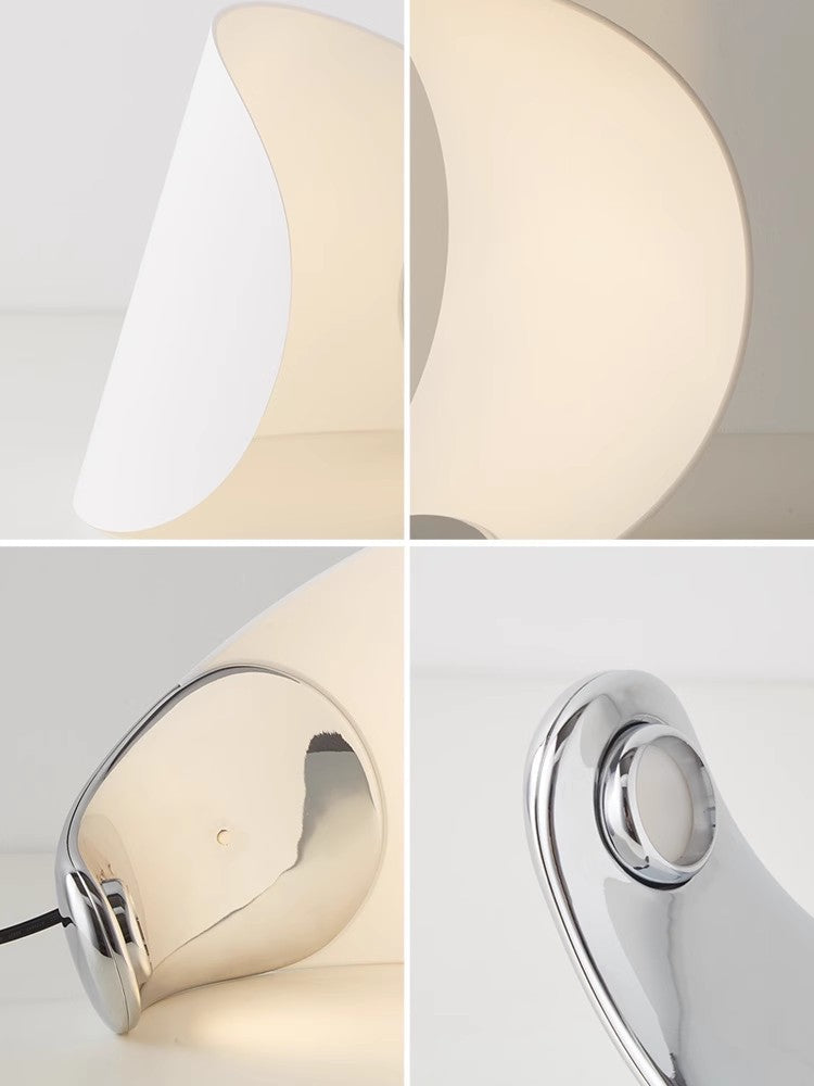 LumiMoon - Lámpara de lectura LED moderna | Lámpara de mesa regulable para dormitorio y sala de estar