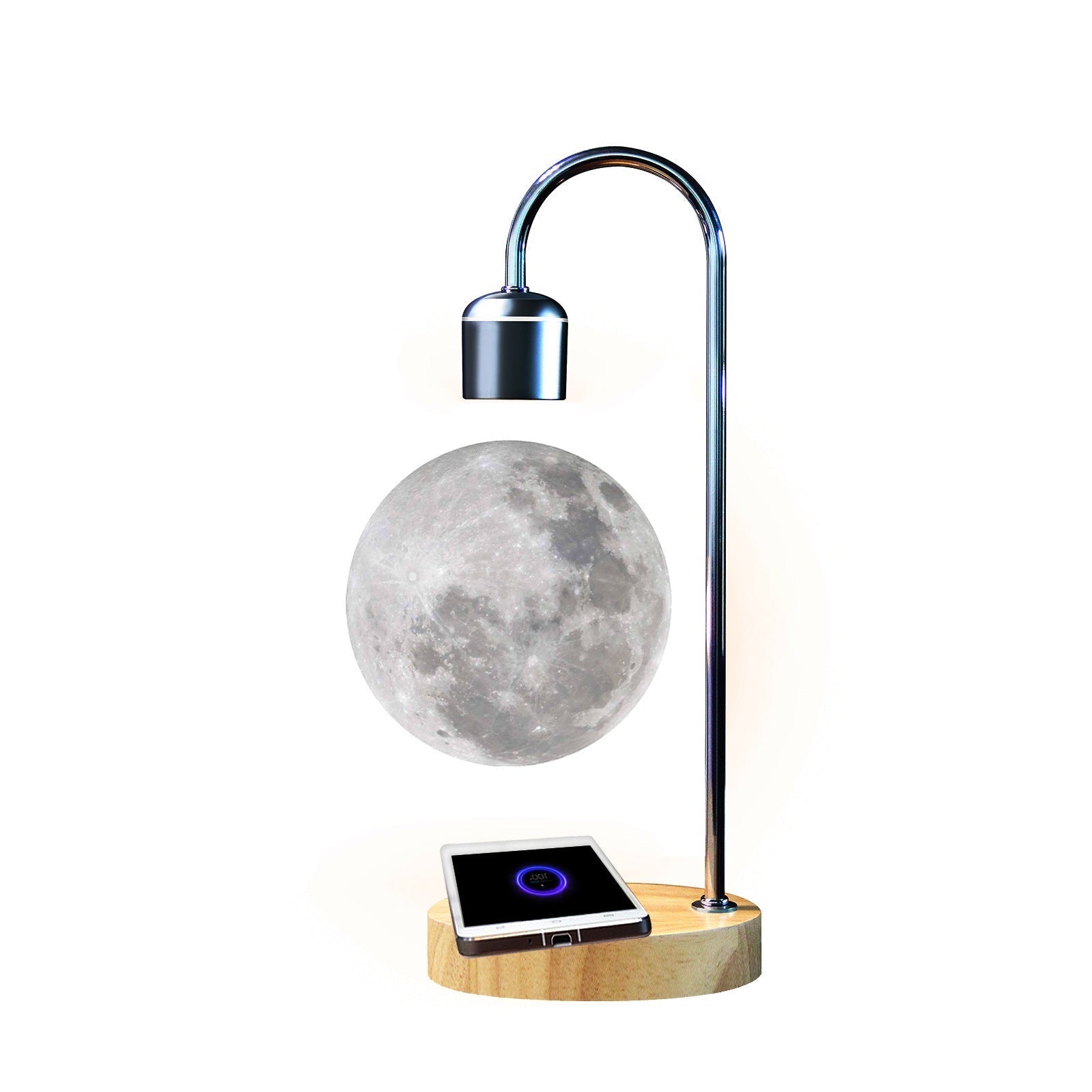 LumiMoon - Zwevende 3D Maanlamp met LED Verlichting
