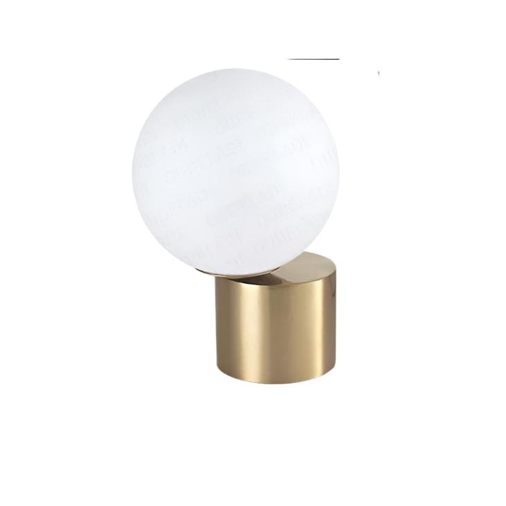 GlassGlow – Glazen Bol Tafellamp met LED Verlichting in Modern Design | Nachtlampje