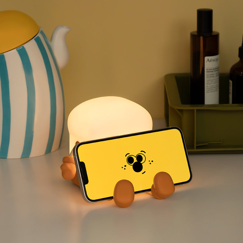 GlowToast - Oplaadbare LED Nachtlamp in Toast Ontwerp