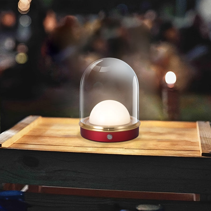 CrystalGlow - Draadloze LED Tafellamp met Sfeerverlichting voor Woon- & Slaapkamer