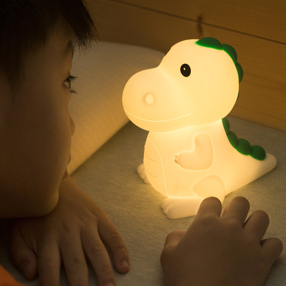 DinoGlow – Lampada Notturna Dinosauro Ombreggiata con Illuminazione LED per Bambini