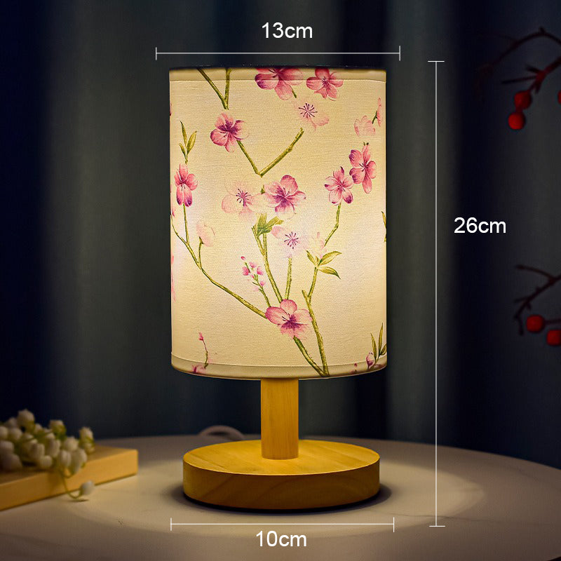ZenGlow - Decoratieve Japanse Tafellamp met Houten Basis – Sfeerverlichting