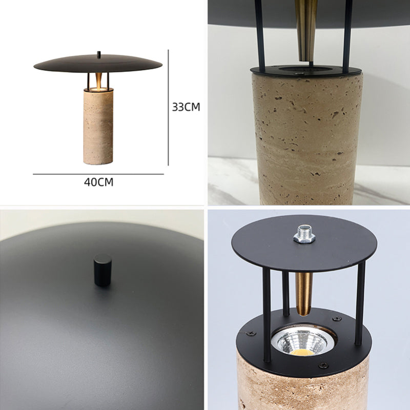 LuxeGlow - Marmeren Bureaulamp met Tijdloos Design