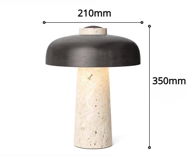 LuxeGlow - Marmeren Bureaulamp met Tijdloos Design