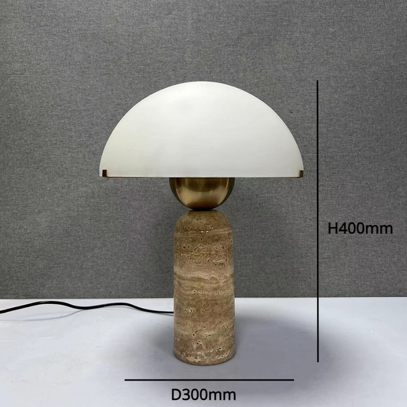 LuxeGlow - Marmeren Bureaulamp met Tijdloos Design