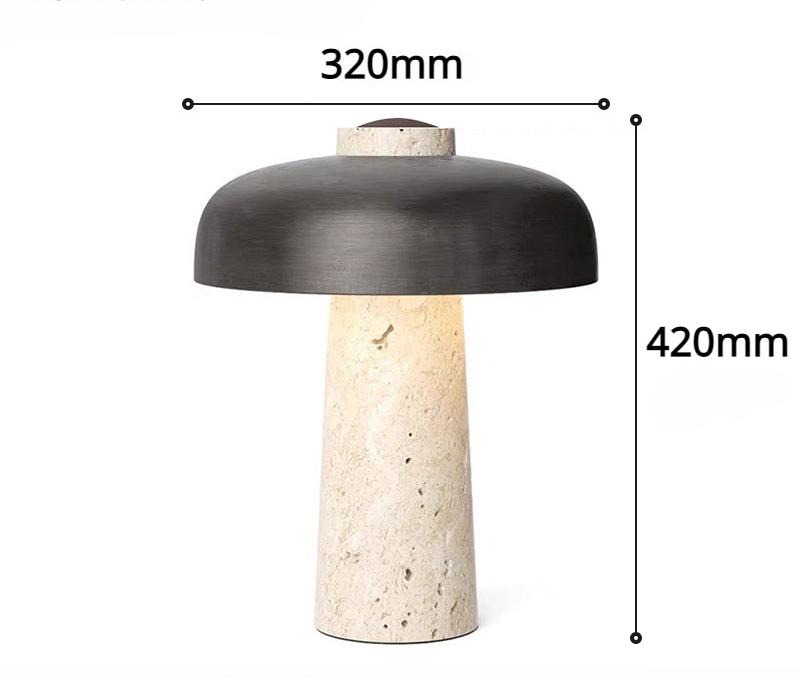 LuxeGlow - Marmeren Bureaulamp met Tijdloos Design