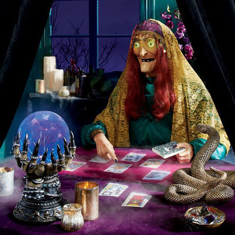 MystiGlow - Glazen Kristallen Bol Lamp met LED Verlichting