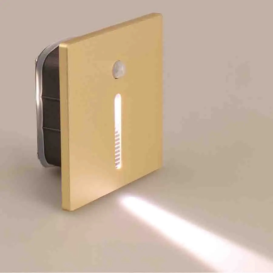 LumiStep – LED Step Lighting with Motion Sensor – Energy Efficient, Automatic & Weather Resistant