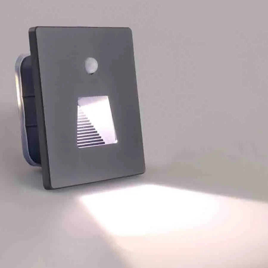 LumiStep – LED Step Lighting with Motion Sensor – Energy Efficient, Automatic & Weather Resistant