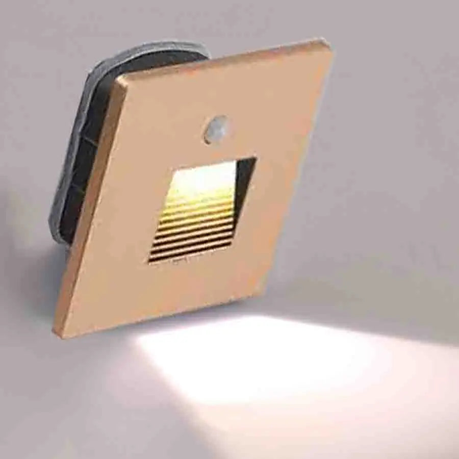LumiStep – LED Step Lighting with Motion Sensor – Energy Efficient, Automatic & Weather Resistant