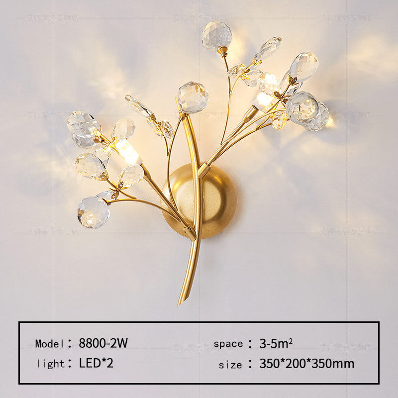 CrystalBloom - Wall Lighting Elegant Wall Lighting for Living Spaces