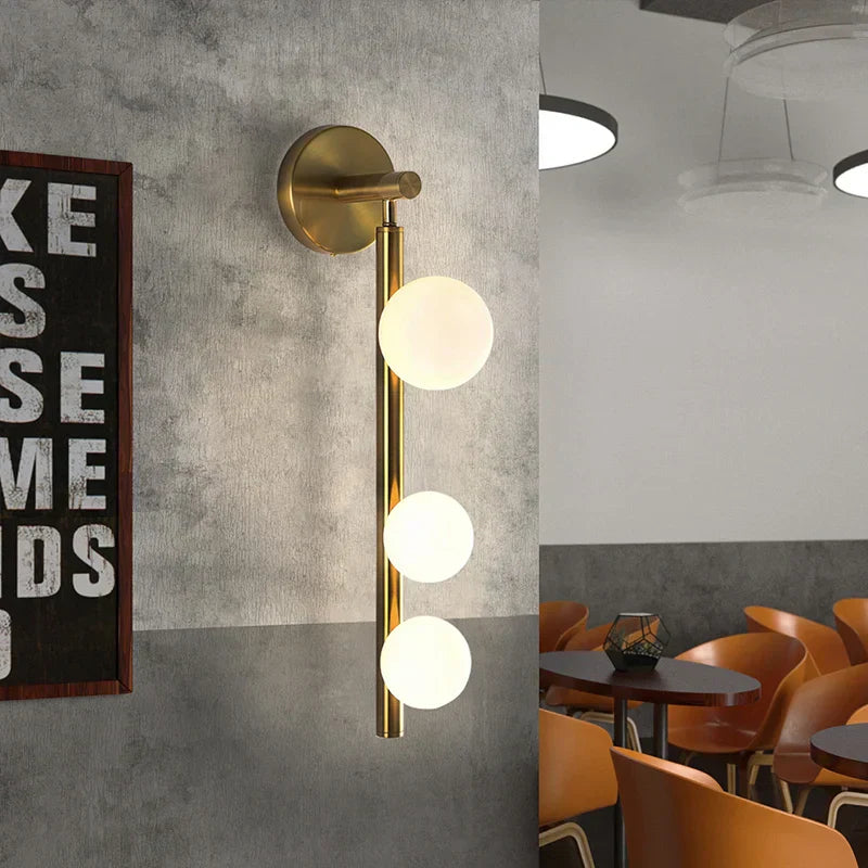 GlowSphere - Lámpara de pared LED moderna con diseño de esfera para iluminación interior elegante