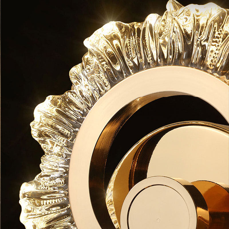 SunGlow – Gouden LED Wandlamp