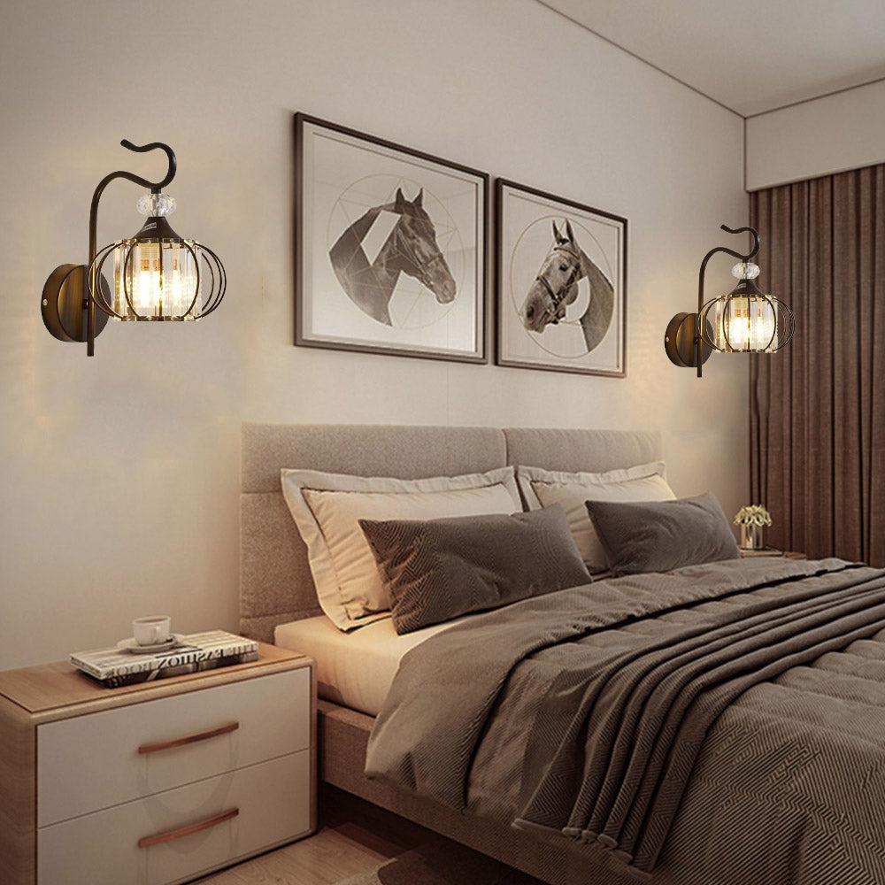 MetalArtistry – Lampada da letto in ferro artistico