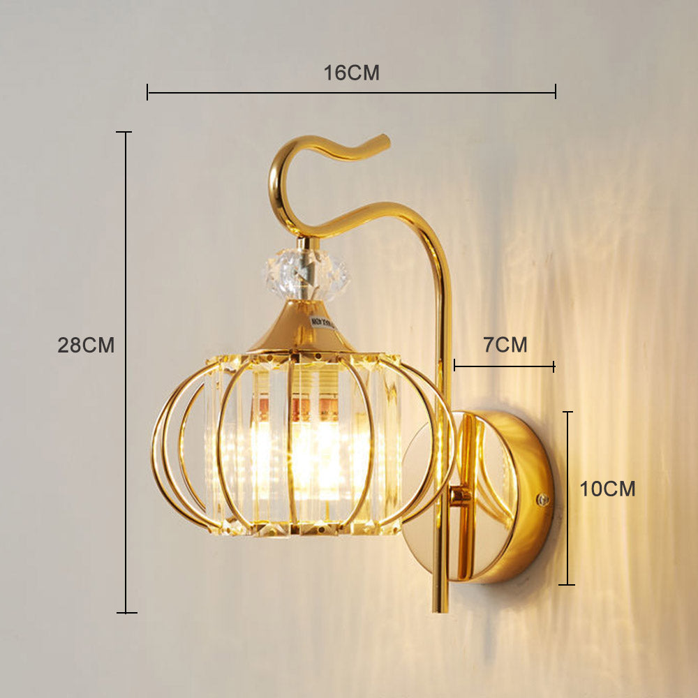 MetalArtistry – Lampada da letto in ferro artistico