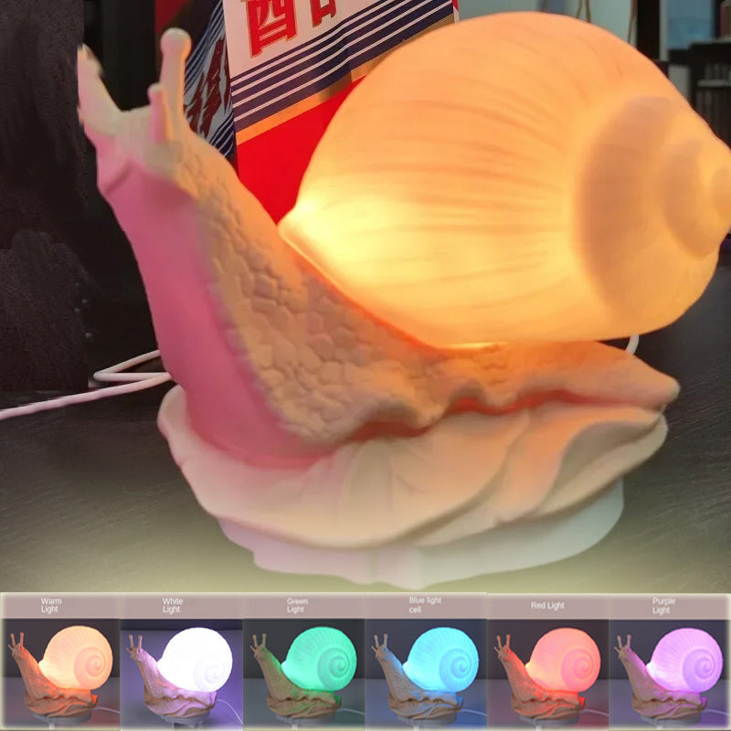 GlowSnail - Dimbare LED Slaaplamp met Touchbediening