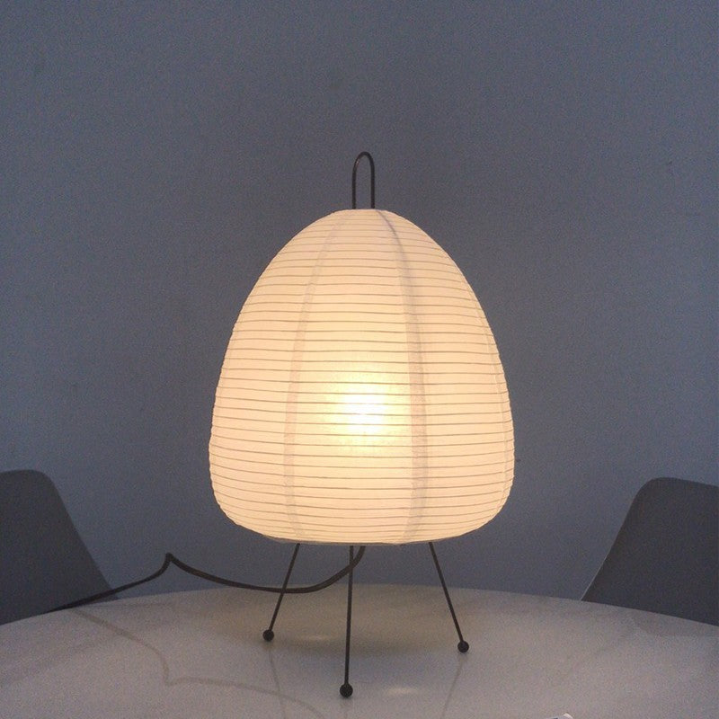 LumiZen – Japanse Papieren Tafellamp in Retro Stijl, Traditionele Verlichting voor Slaapkamer en Woonkamer