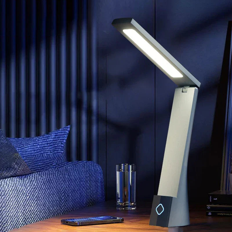 FlexiLume - Lámpara de escritorio LED regulable con brazo flexible y USB